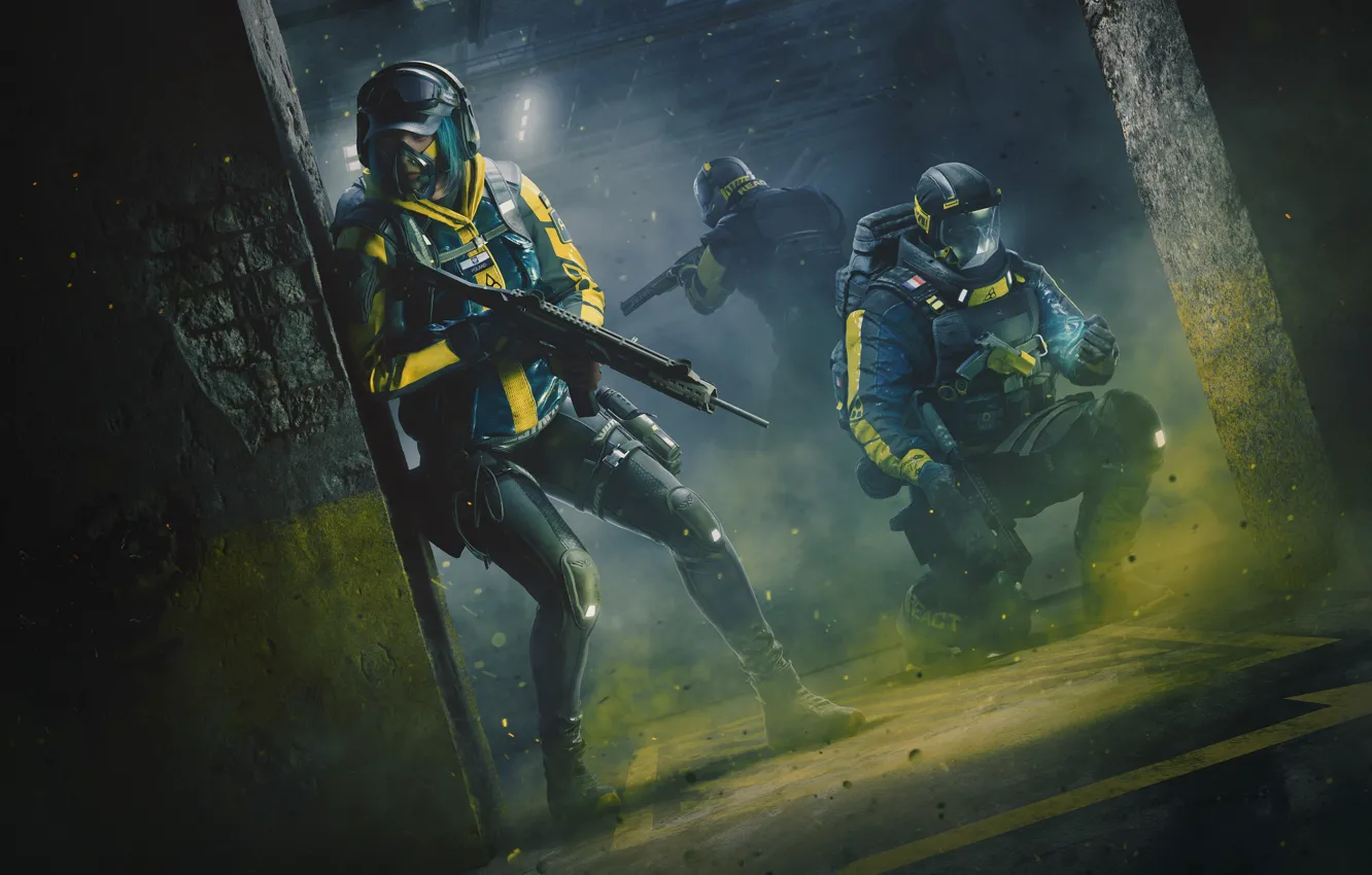 Фото обои оружие, Игра, screenshot, Tom Clancy's Rainbow, Tom Clancy's Rainbow Six Extraction, E3 2021
