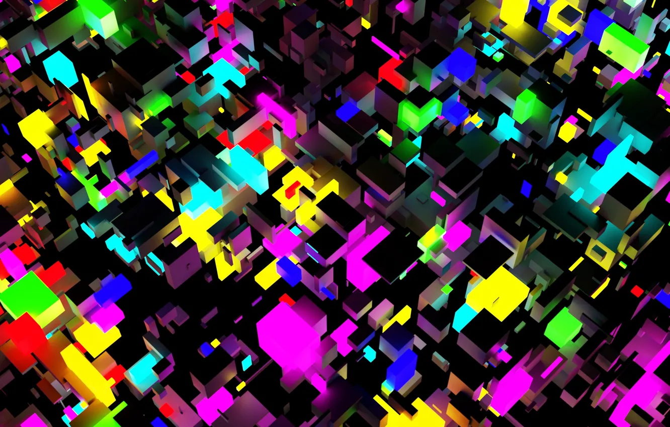 Фото обои абстракция, яркие цвета, A Vibrant Symphony, Geometry In Motion, Геометрия в движении, Яркая симфония