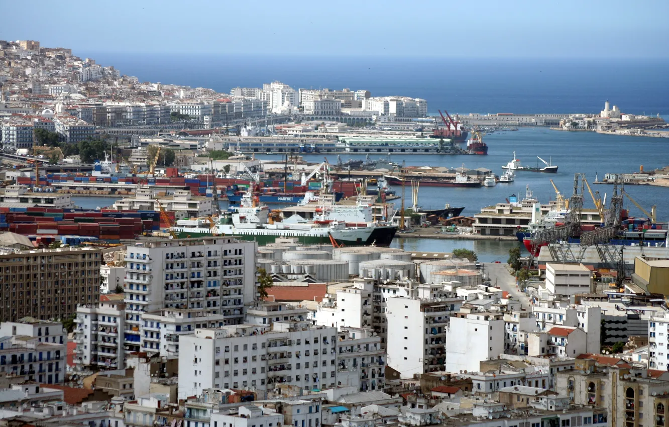 Фото обои Algeria, Алжир, Port Algeria, ALG, Algérie