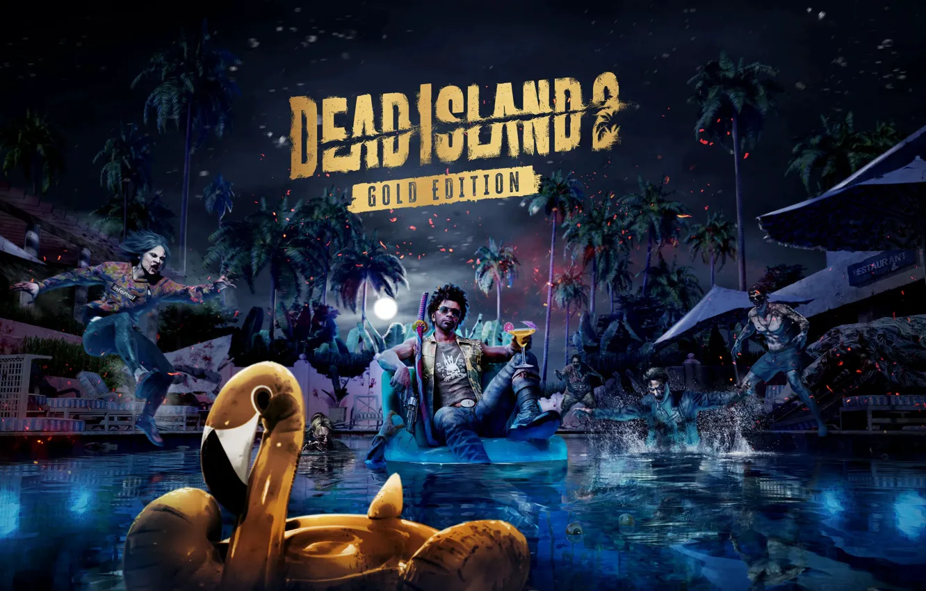 Фото обои Игра, Zombie, Зомби, Game, Deep Silver, Survival, Dambuster Studios, Dead Island 2