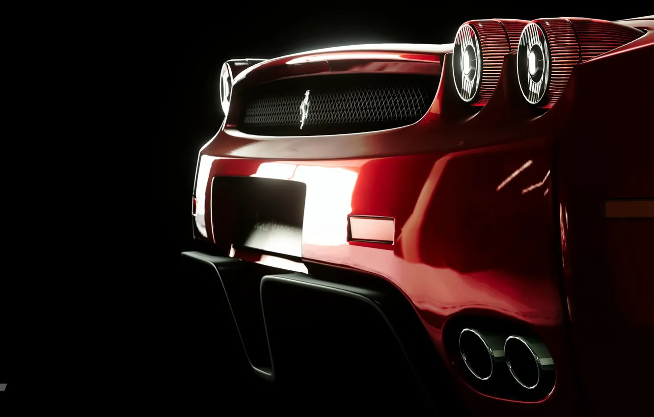 Фото обои Красный, Авто, Машина, Ferrari, Enzo, Gran Turismo Sport