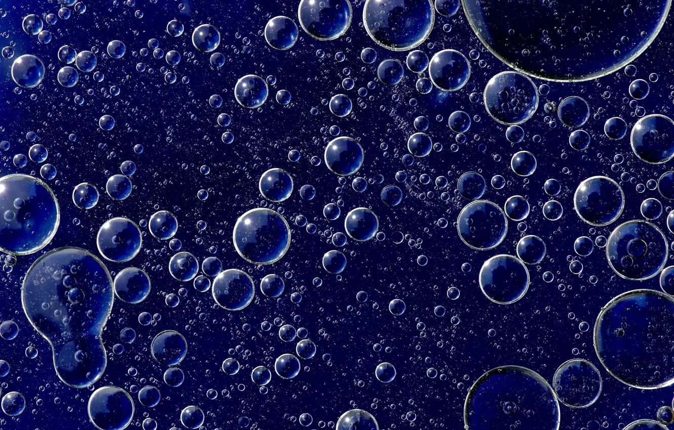 Фото обои вода, макро, пузырьки