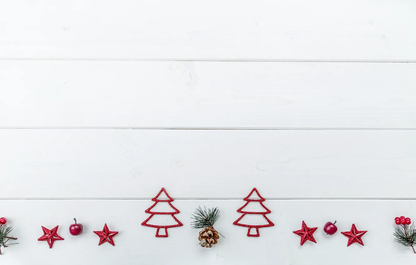 Фото обои звезды, дерево, доски, Новый Год, Рождество, Christmas, елочки, New Year