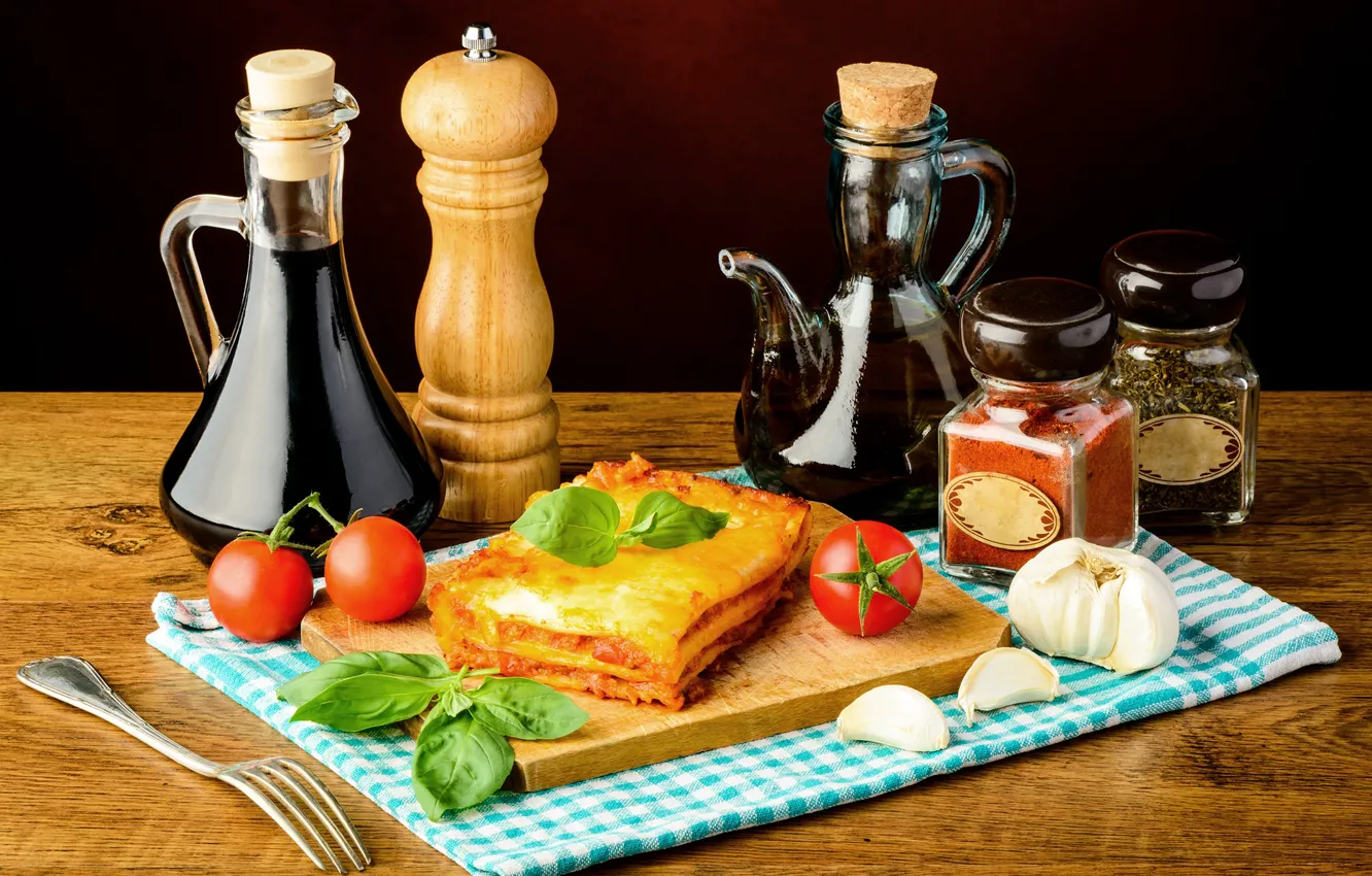 Фото обои масло, пирог, баночки, помидоры, специи, tomatoes, vegetables, baking