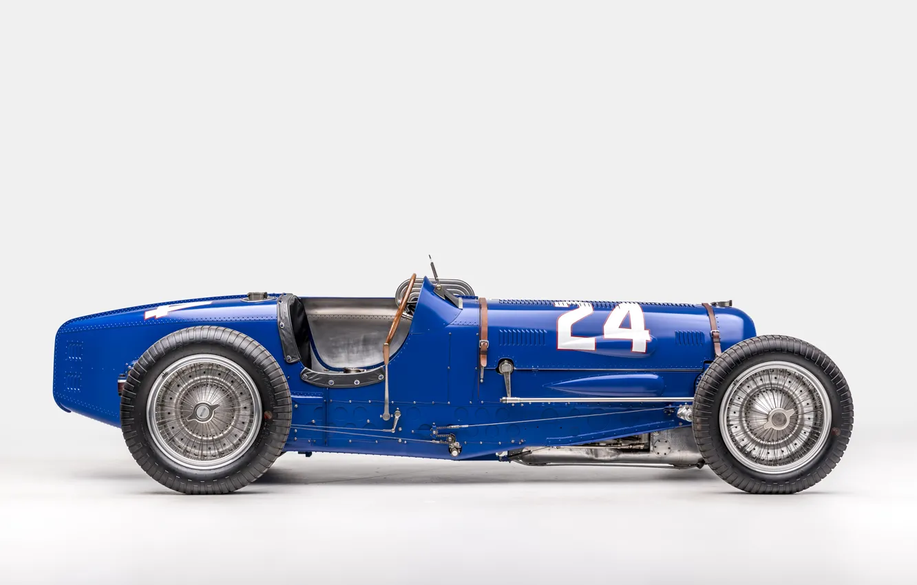 Фото обои Bugatti, Classic, Grand Prix, Classic car, 1933, Type 59, Bugatti Type 59 Grand Prix