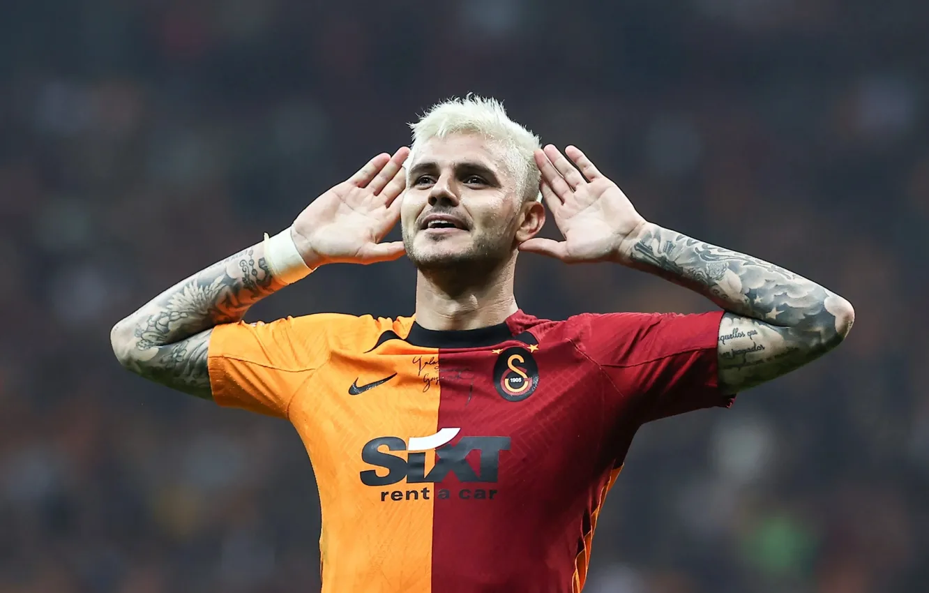 Фото обои Galatasaray, Mauro Icardi, Türkiye Super Lig