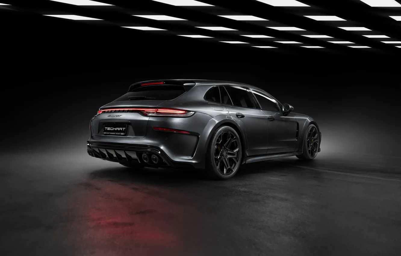 Фото обои экстерьер, Porsche Panamera, 2022, GrandGT