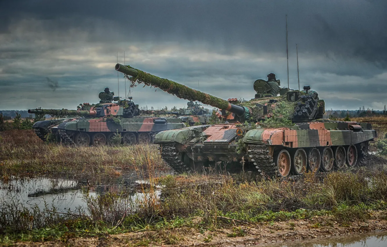 Фото обои Танки, Polish Army, Польская армия, Polish main battle tank, Польский основной боевой танк, PT-91 Twardy