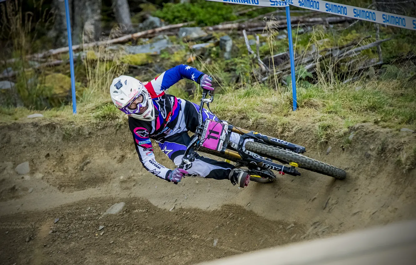 Фото обои велосипед, гонка, спорт