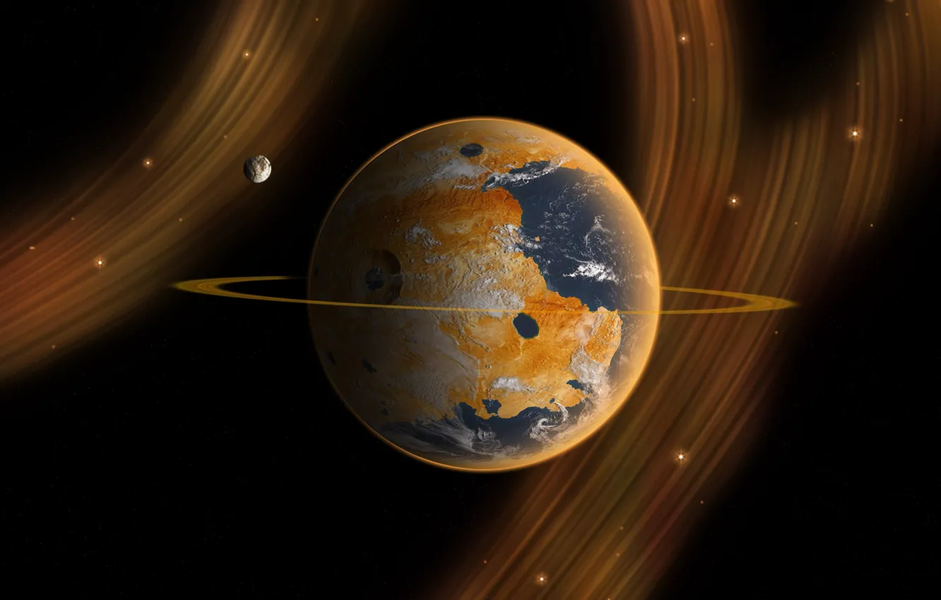 Фото обои космос, art