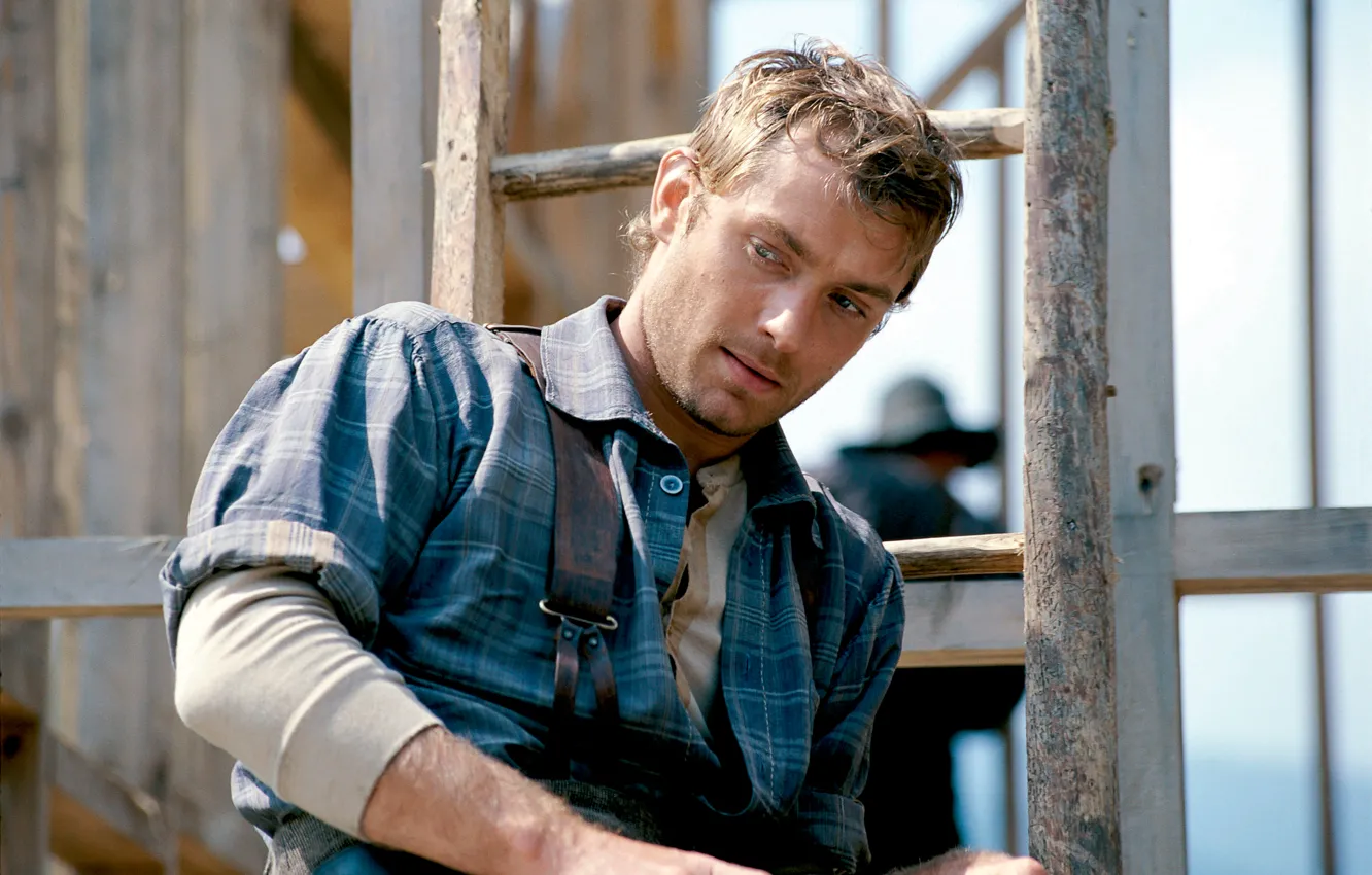 Фото обои портрет, Jude Law, Холодная гора