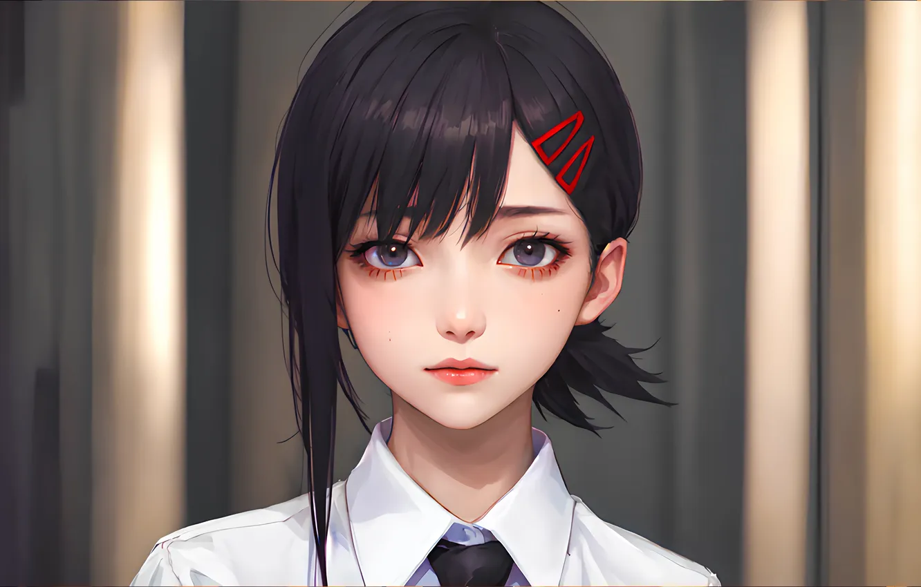Фото обои Chainsaw Man, AI art, Kobeni