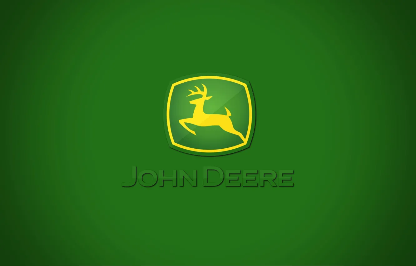 Фото обои logo, John Deere, Машиностроение, Джон Дир, Deere & Company