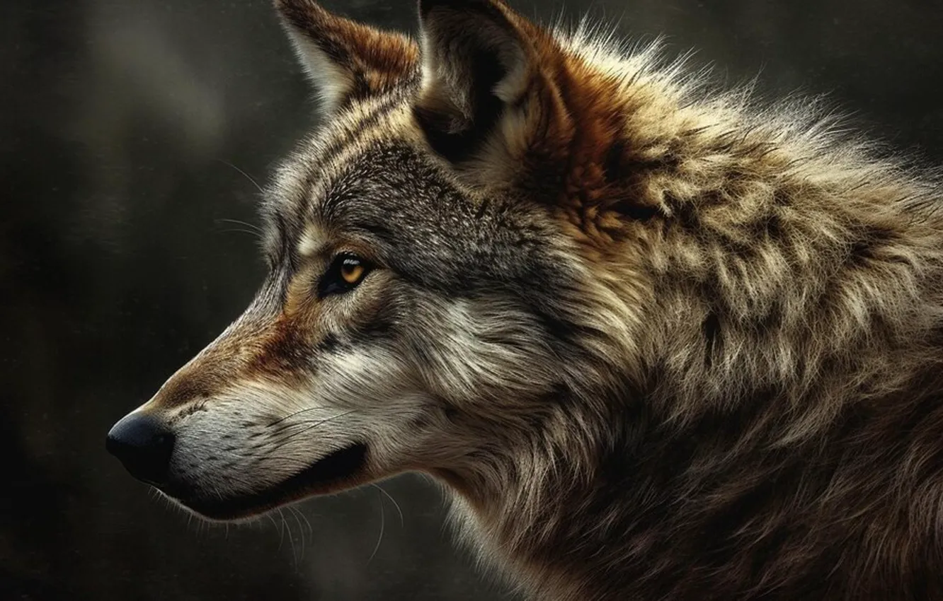 Фото обои nature, predator, animal, wolf, wildlife, portrait, portrait., Canis lupus. face