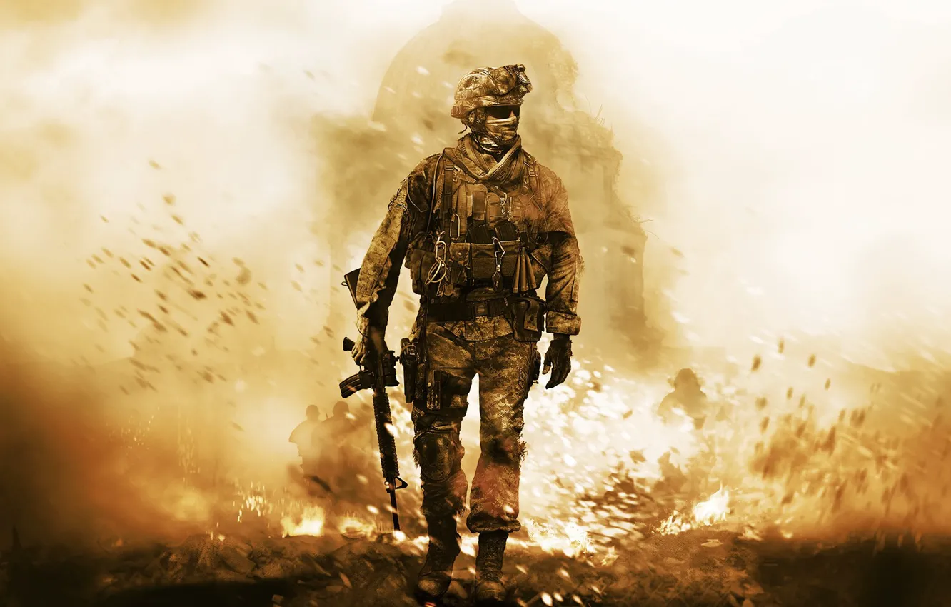 Фото обои Call of Duty, Modern Warfare 2, Activision, Infinity Ward, Remastered, Call of Duty Modern Warfare …