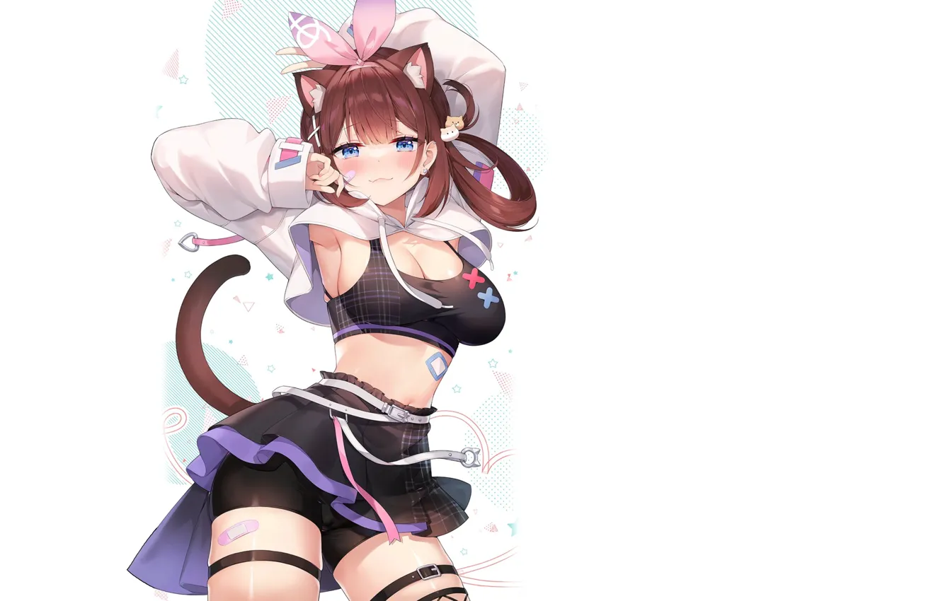 Фото обои kawaii, girl, sexy, pussy, anime, kitty, babe, cute