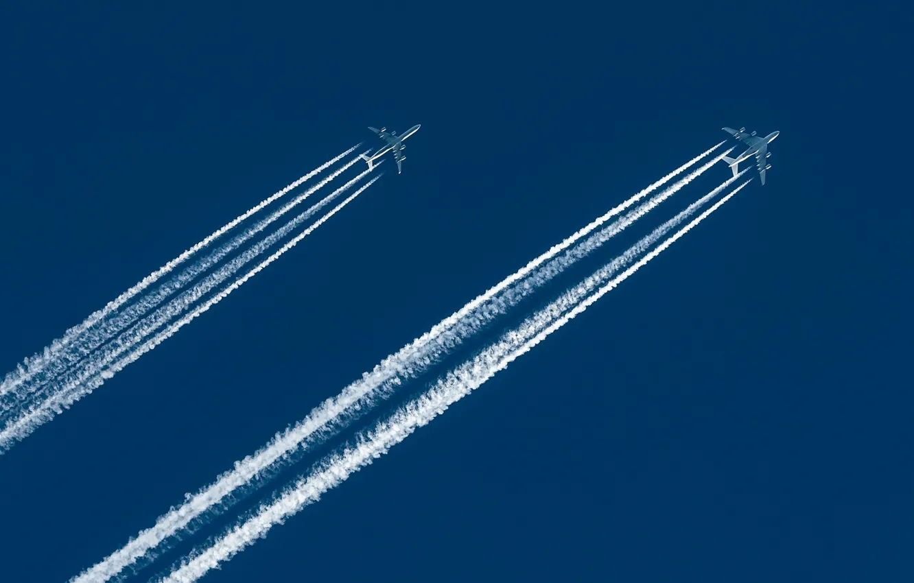 Фото обои самолёты, Airbus A380, D-AIML
