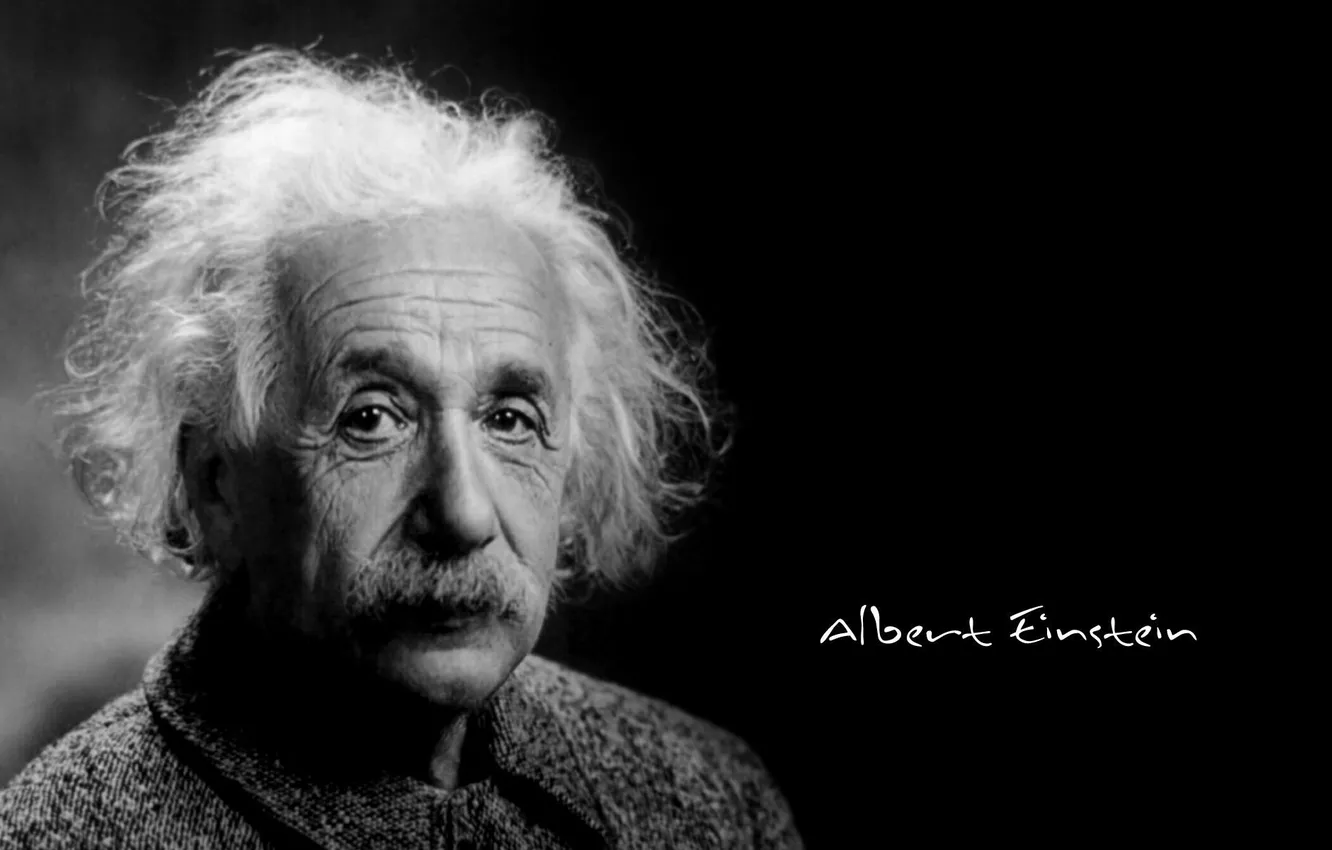 Фото обои Albert Einstein, man, scientist, physicist