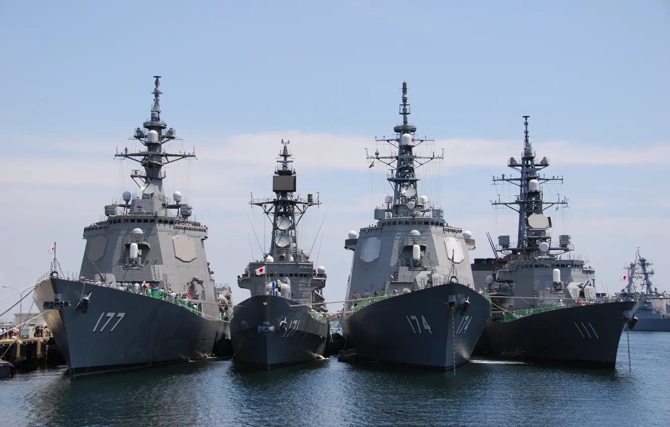 Фото обои destroyers, navy, Aegis, Kongō-class, jmsdf