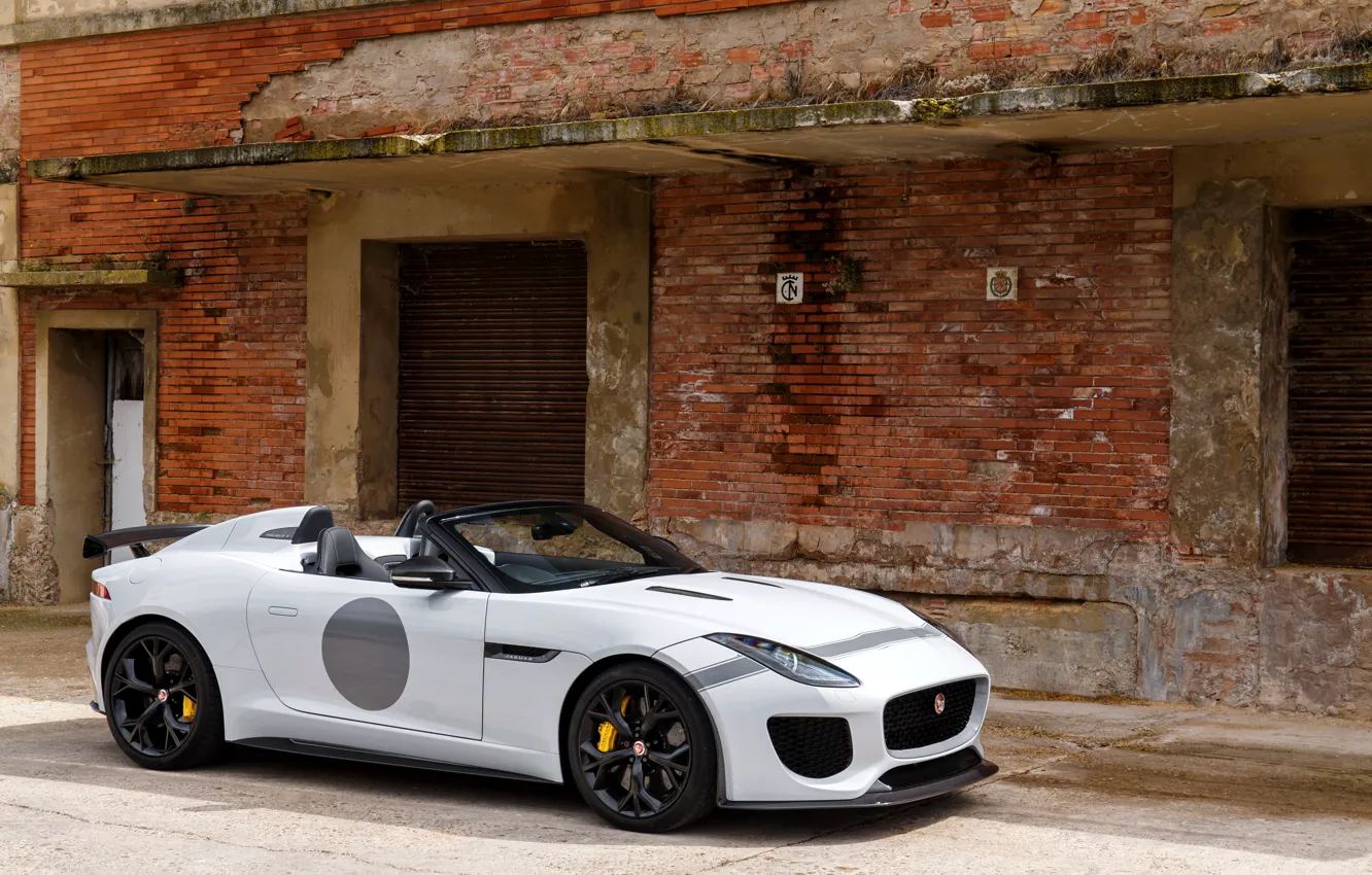 Фото обои Jaguar, ягуар, UK-spec, F-Type, 2014, Project 7