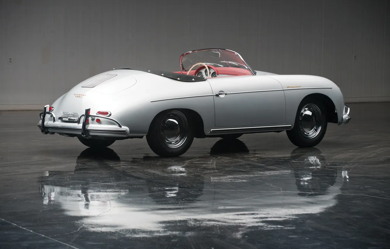 Фото обои Porsche, ретро автомобили, Speedster, by Reutter, 1958, спортивный автомобиль, Porsche 356A 1600, Porsche 356A 1600 …
