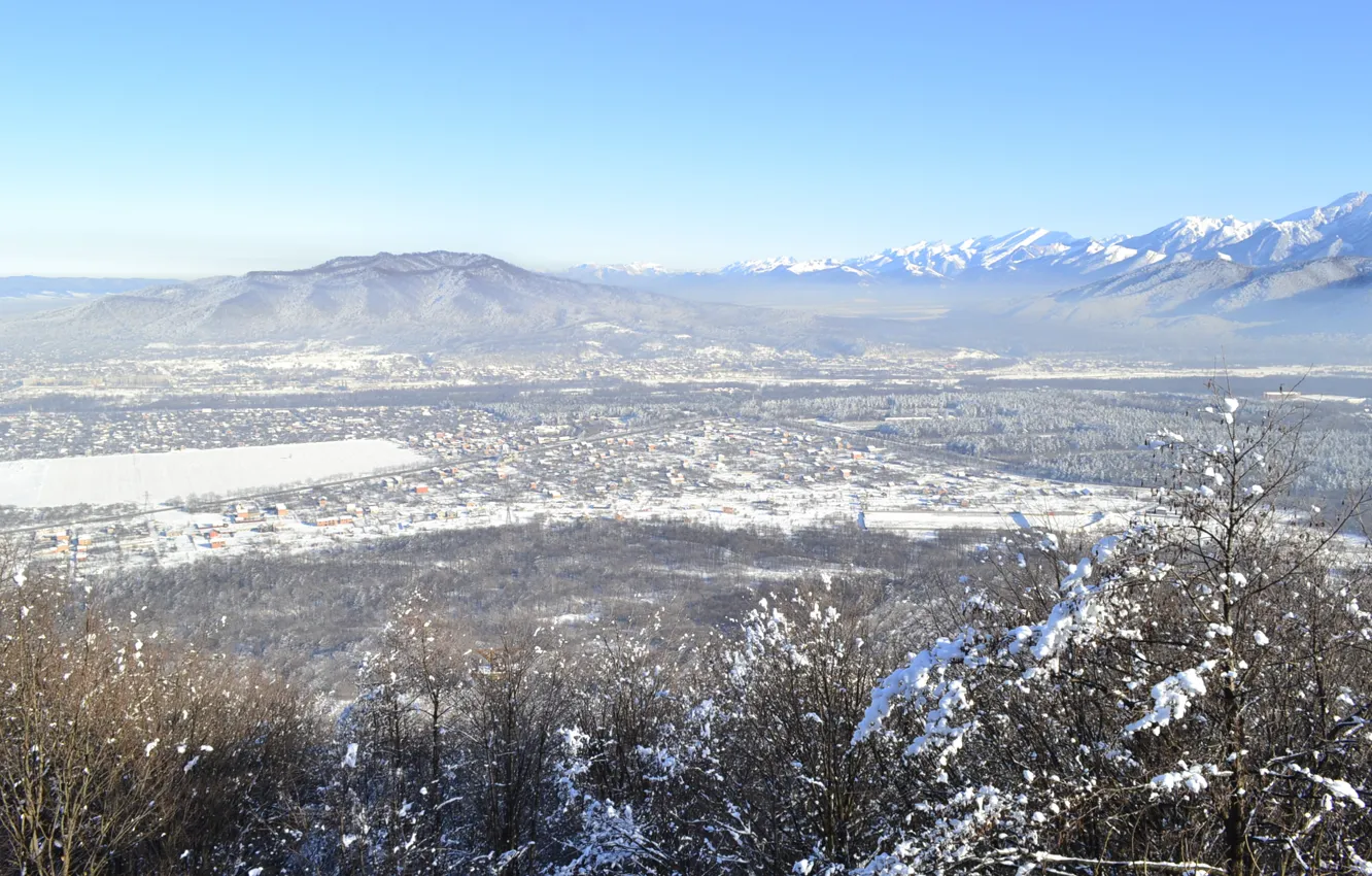 Фото обои Небо, Горы, Россия, Sky, Russia, Кавказ, the Caucasus, Fiagdon
