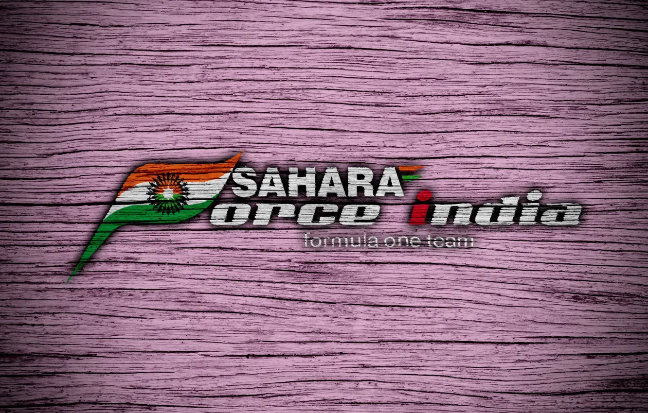 Фото обои wallpaper, logo, Formula 1, Sport, sahara force india