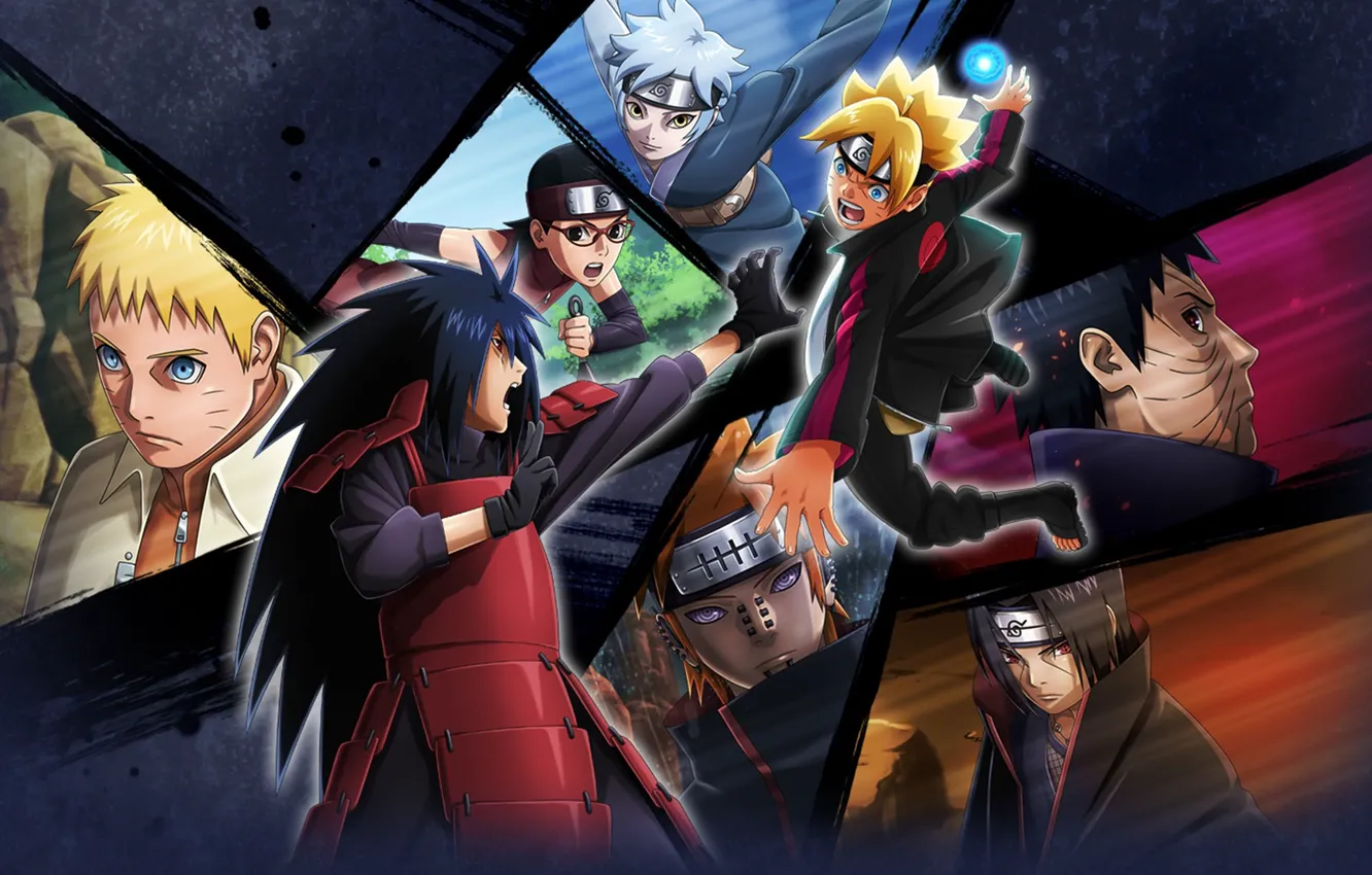 Фото обои game, naruto, anime, pain, ninja, evil, asian, madara