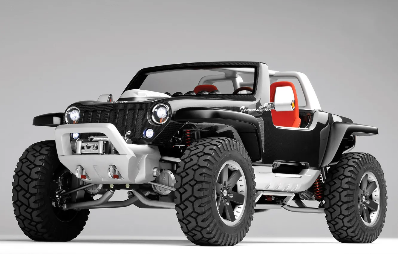 Фото обои джип, концепт, Jeep, -Hurricane, Concept FA 2005