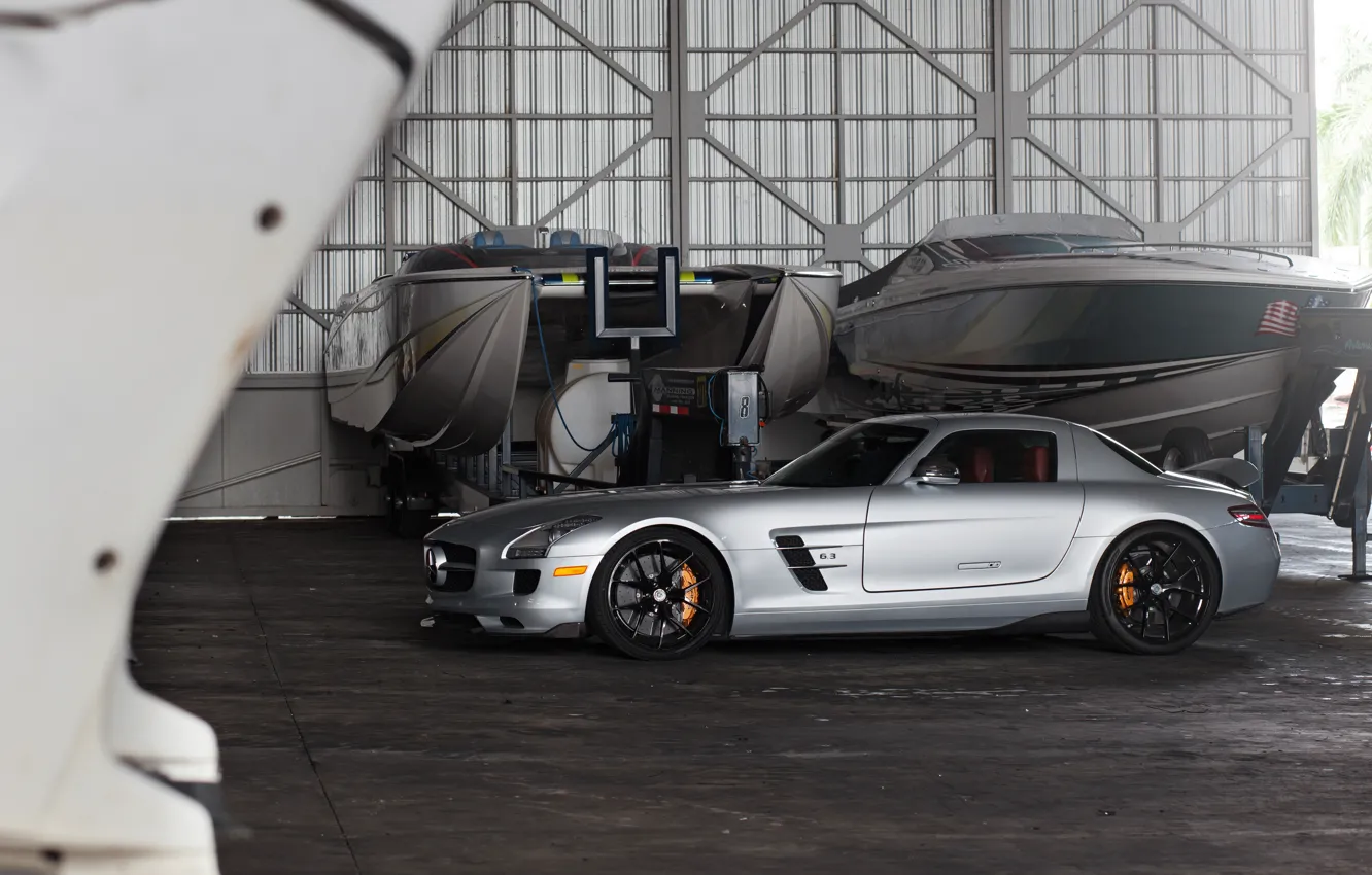 Фото обои Mercedes, AMG, SLS, HRE, P101