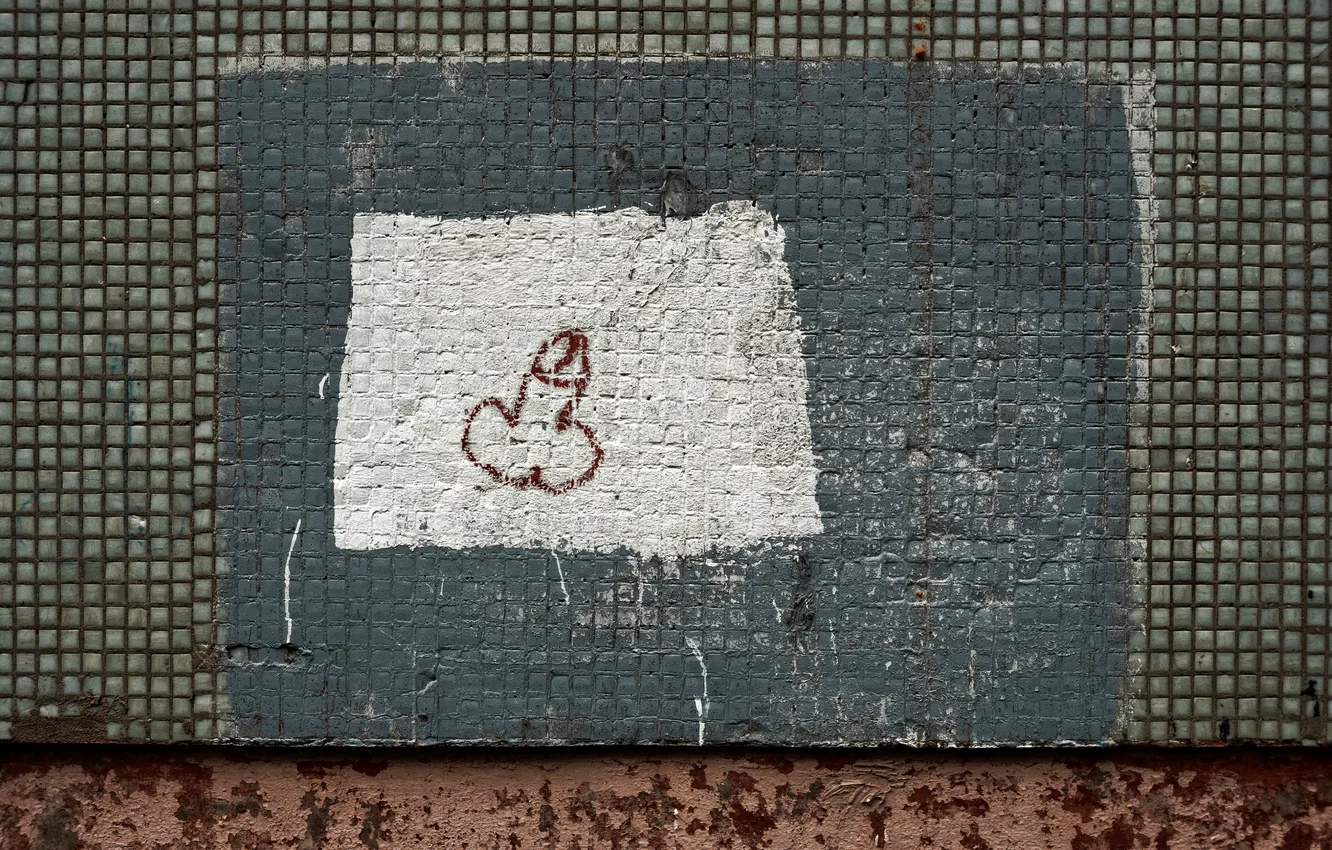Фото обои wall, graffiti, pattern, penis