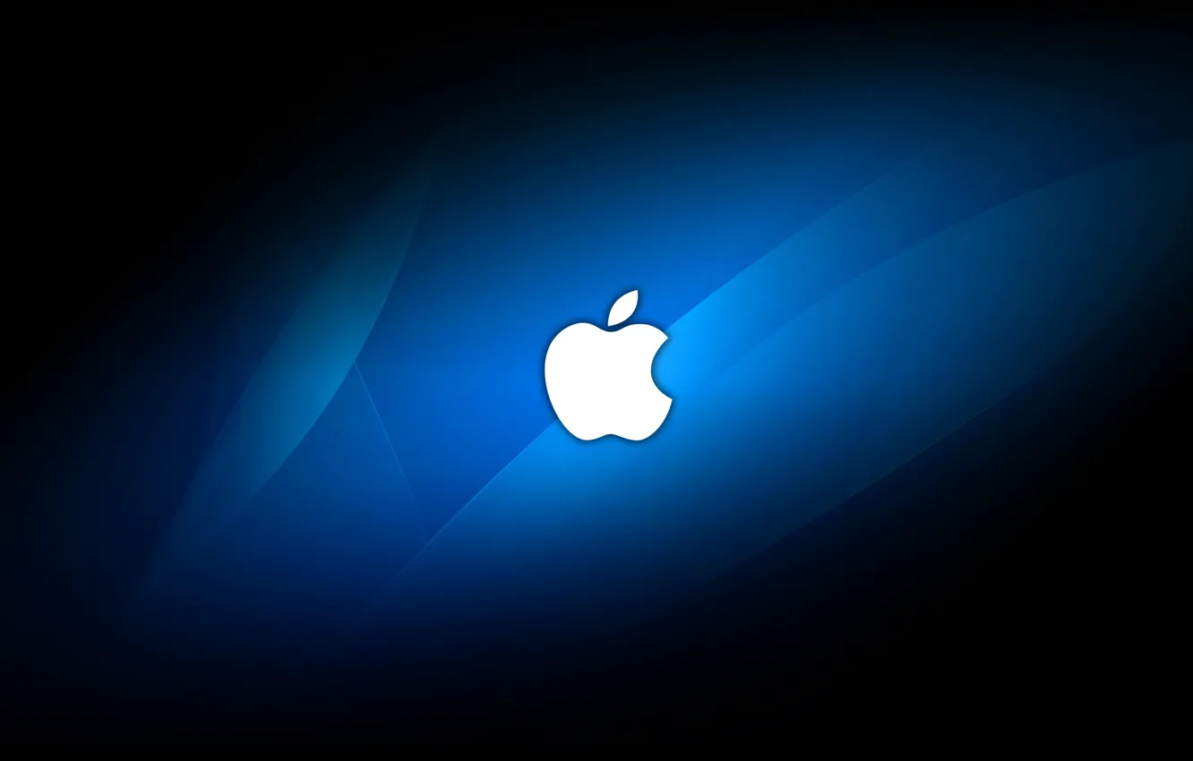Фото обои Apple, Синий, Hi-tech