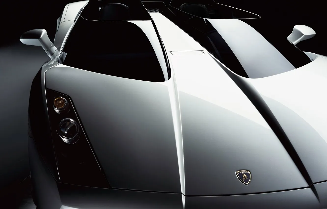 Фото обои white, lamborghini, 2005, concept s