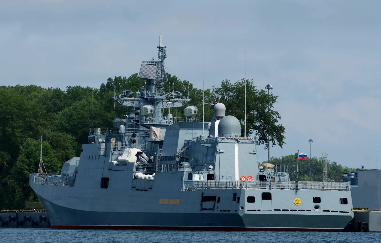 Фото обои корабль, фрегат, Балтийск, сторожевой, "Адмирал Макаров"