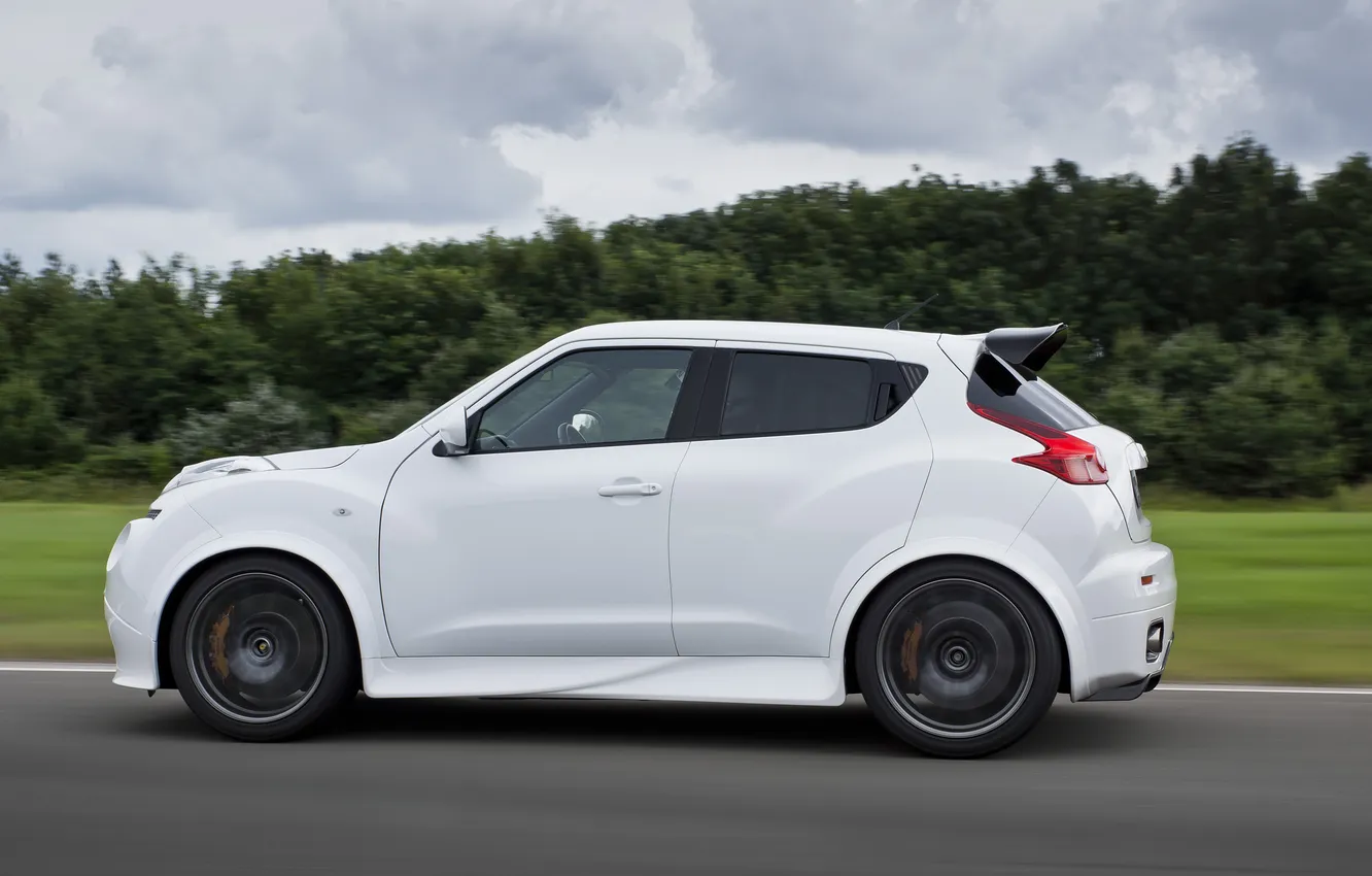 Фото обои Nissan, 2012, Juke-R, Nissan Juke-R, белый кузов