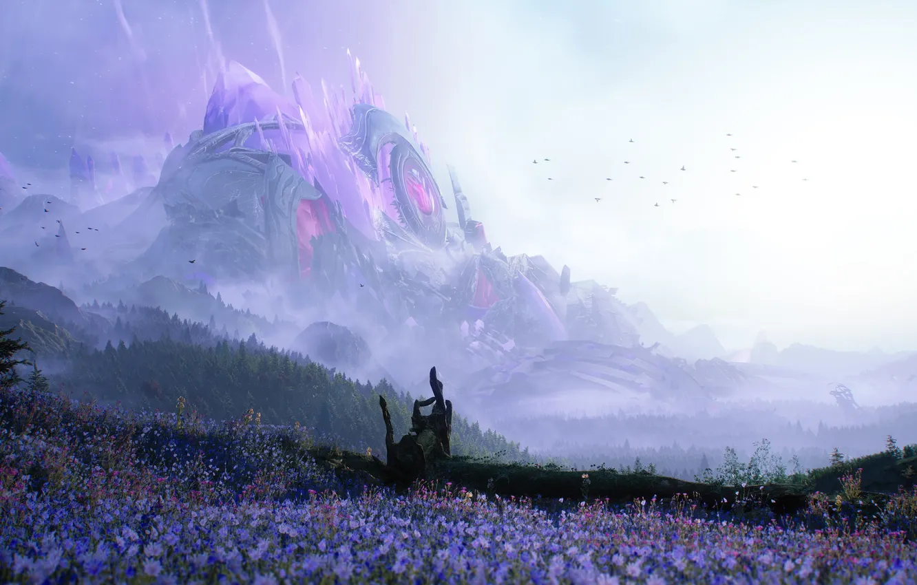 Фото обои Blizzard Entertainment, World of WarCraft, Exodar