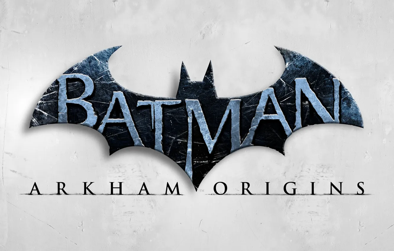 Фото обои Logo, Бэтаранг, Batman Arkham Origins