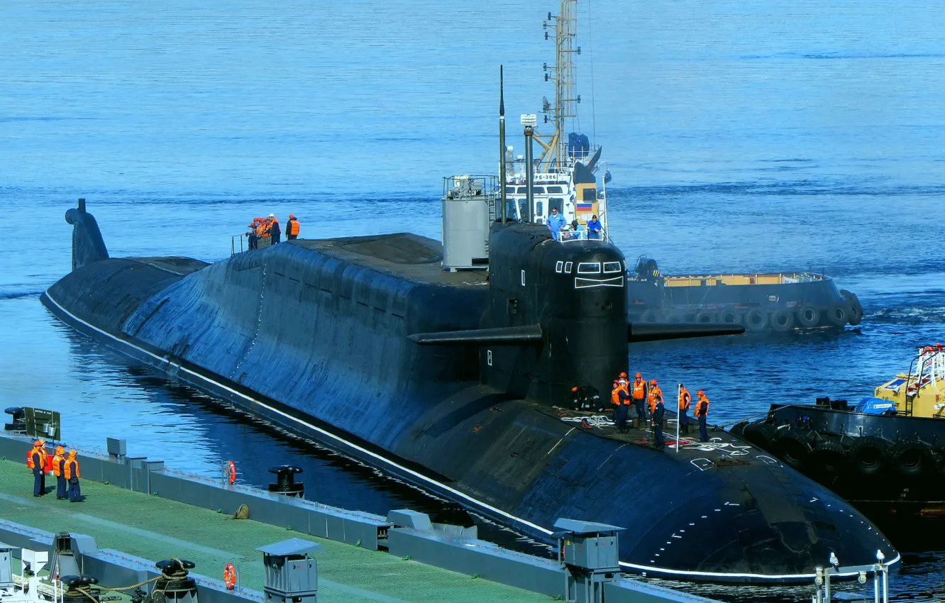 Фото обои лодка, подводная, Карелия, атомная, проект 667бдрм