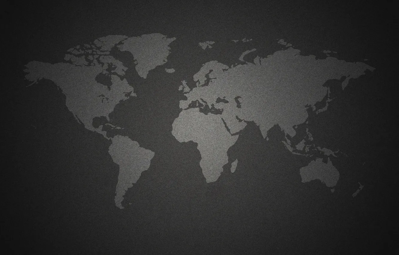 Фото обои земля, мир, черный фон, карта мира, континент