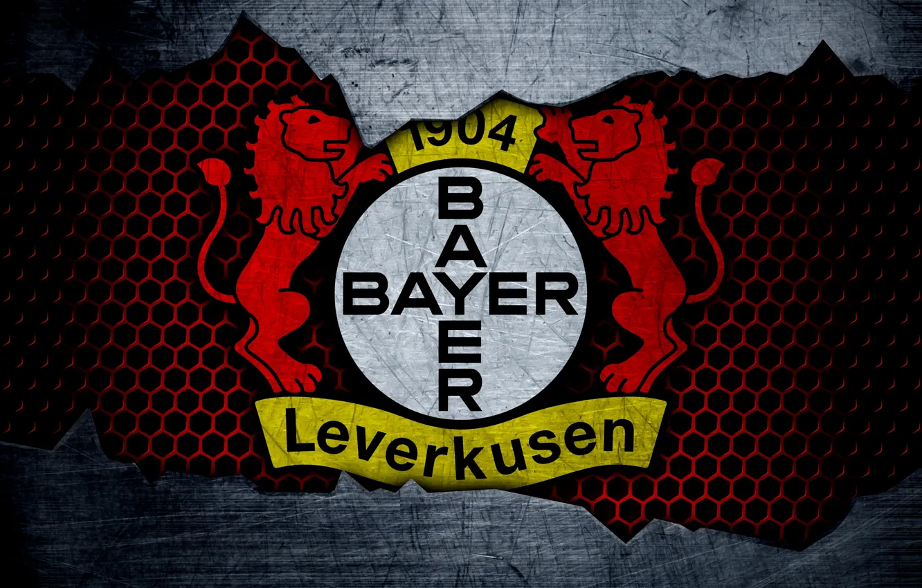Фото обои wallpaper, sport, logo, football, Bayer Leverkusen