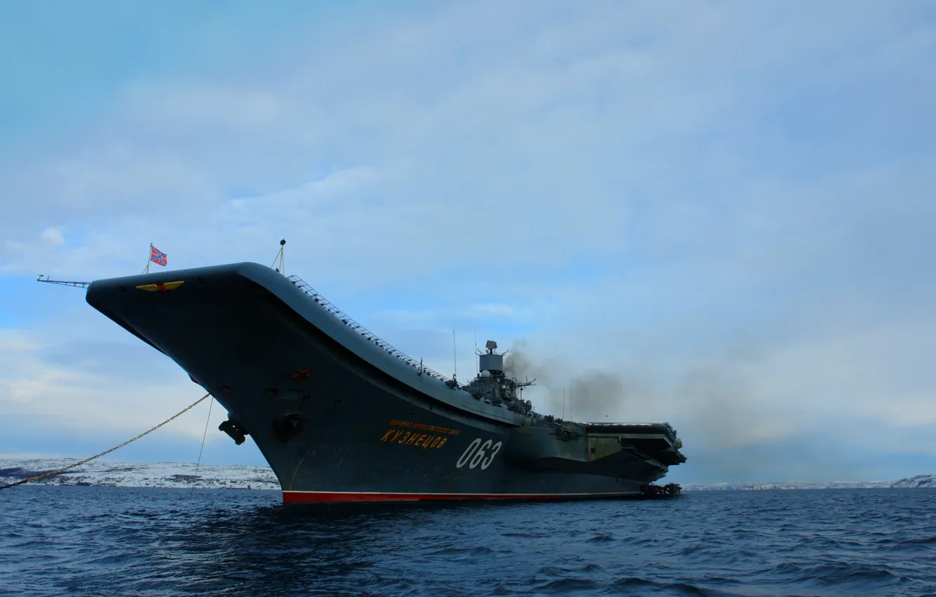 Фото обои крейсер, тяжелый, авианесущий, Адмирал Кузнецов