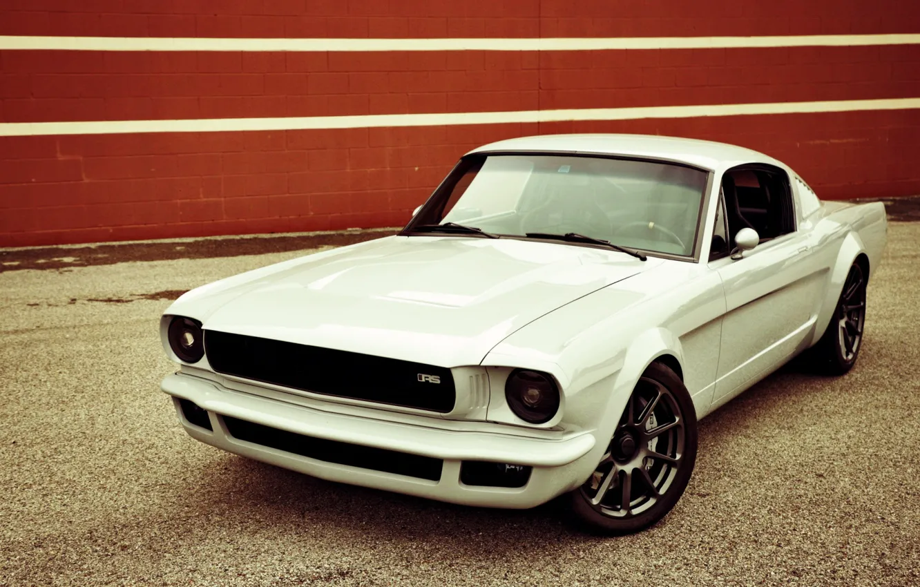Фото обои Ford Mustang, White, Tuning, Vehicle