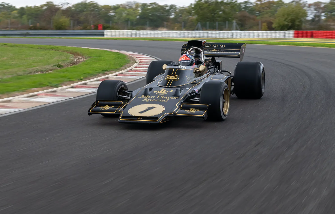 Фото обои Formula One, Lotus 72, iconic