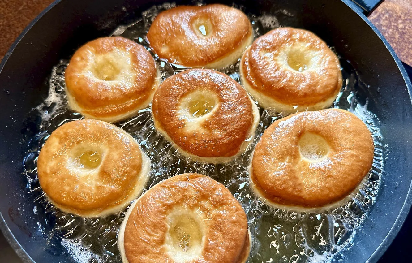 Фото обои dough, doughnuts, fett