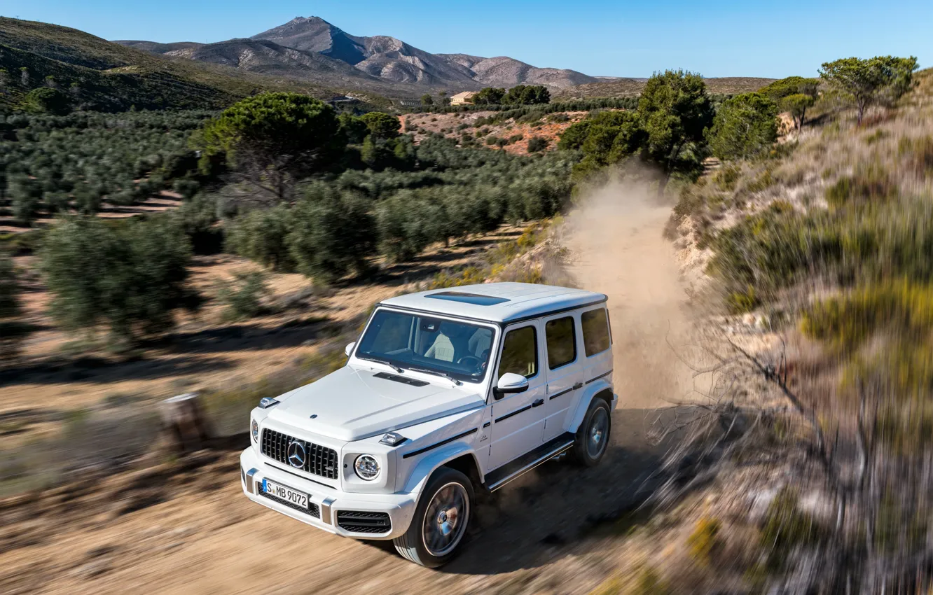 Фото обои Mercedes-Benz, AMG, 2018, G-Class, Gelandewagen, G63