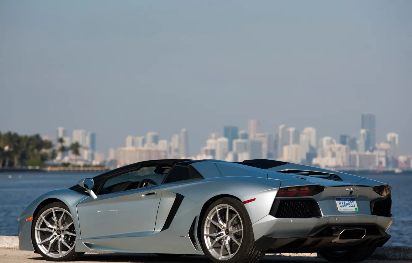 Фото обои Roadster, Lamborghini, LP700-4, Aventador