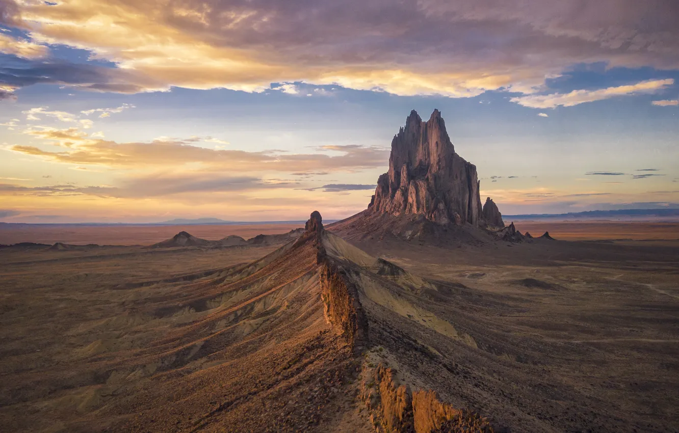 Фото обои облака, скала, долина, rock, clouds, valley, Michael Zheng