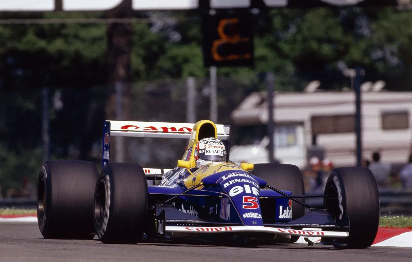 Фото обои Renault, Williams, Nigel Mansell