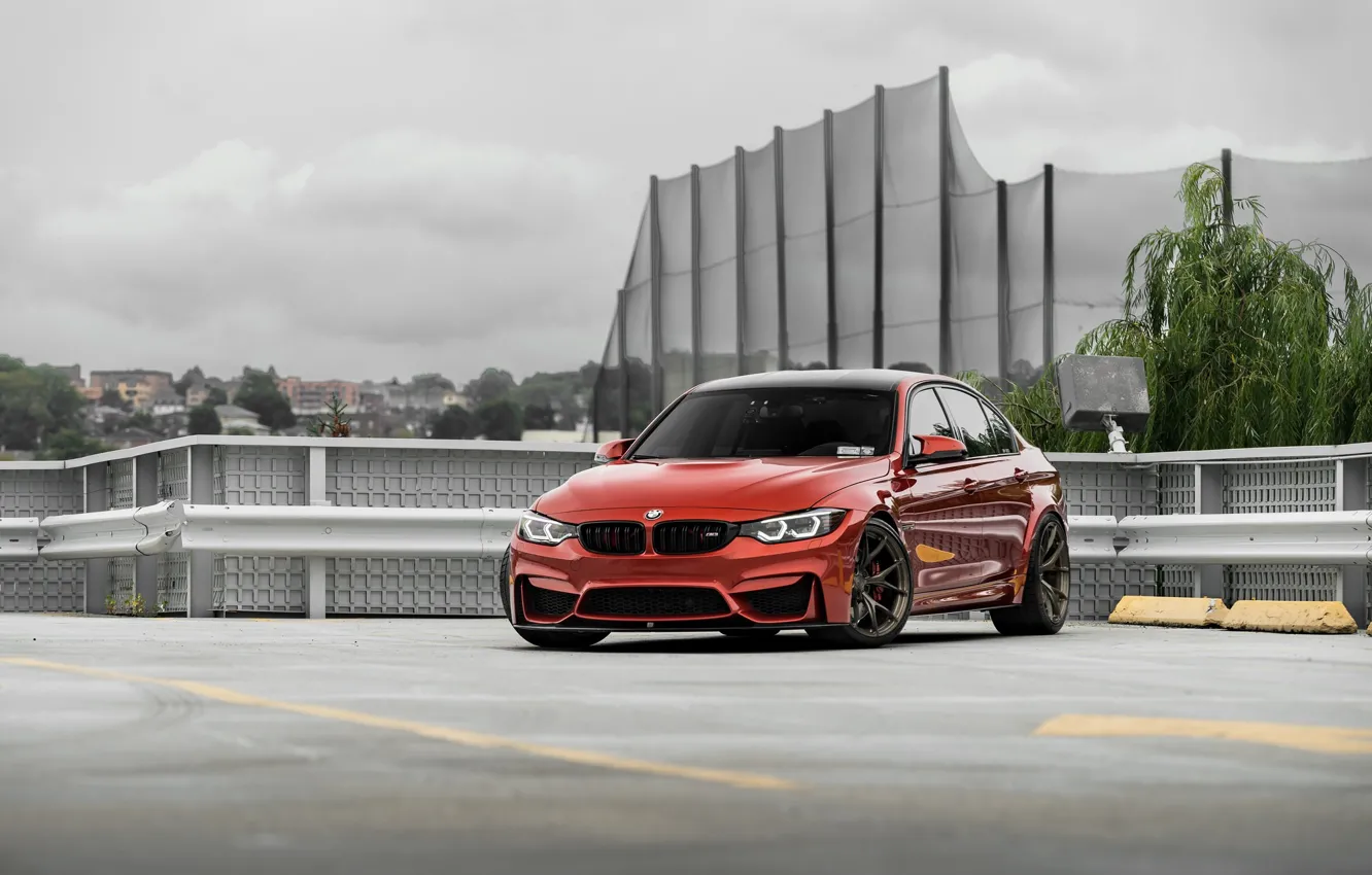 Фото обои BMW, Predator, RED, Roof, F80, Sight