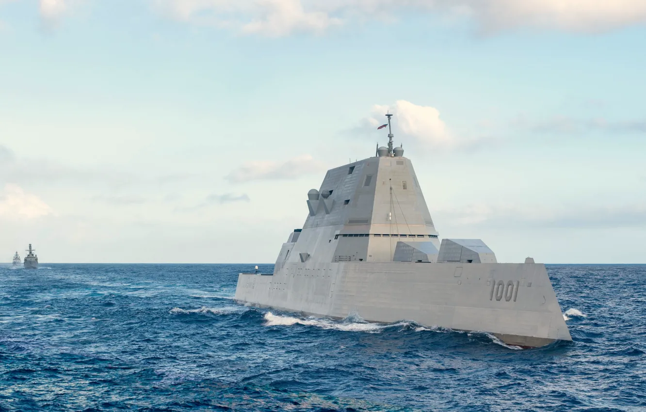 Фото обои эсминец, ВМС США, USS Michael Monsoor